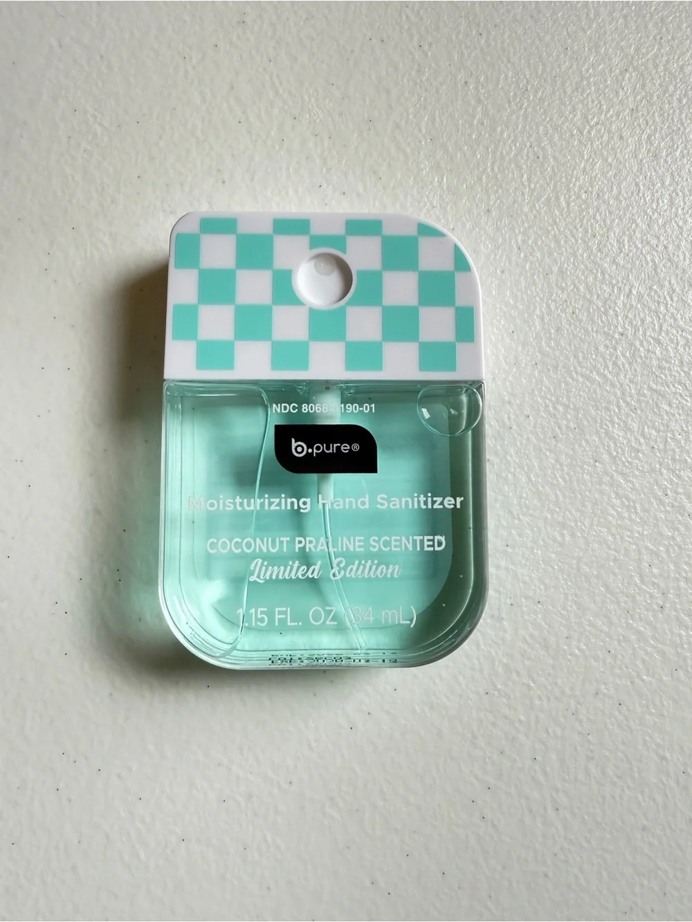 5  b.pure Coconut Praline Scented Moisturizing Hand Sanitizer - Mint + White